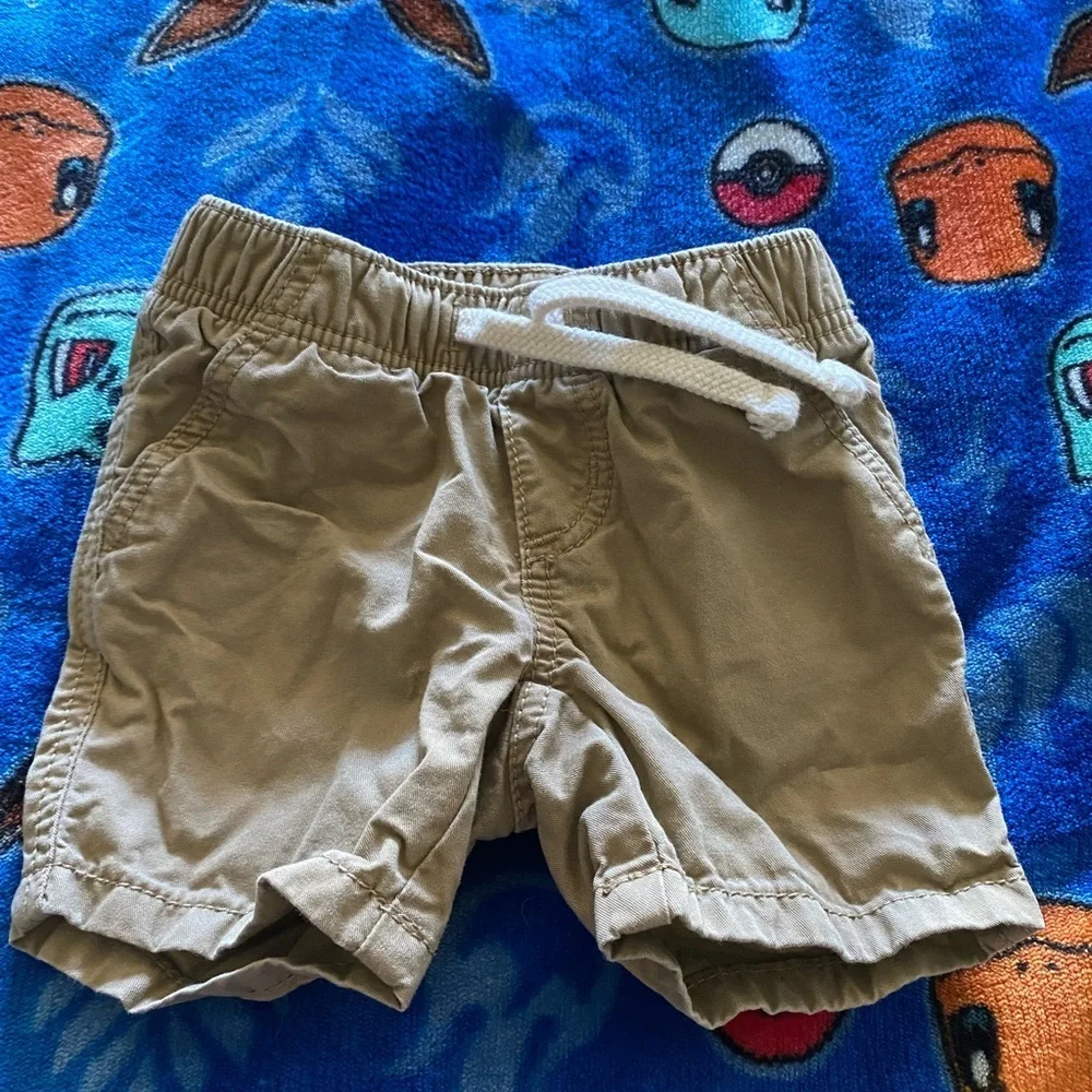 Old Navy Tan Elastic Waist Summer Shorts